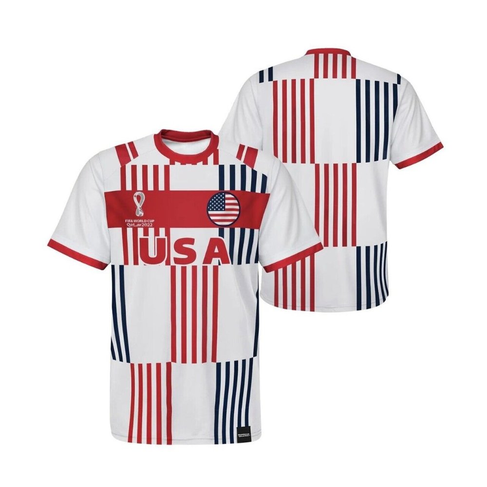2022 USA FIFA World Cup Qatar Adult Jersey Officially Licensed L